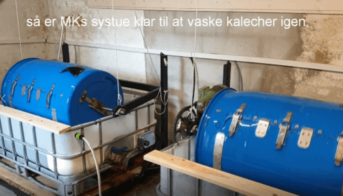 Vaskeanlæg til bådkalecher MKs